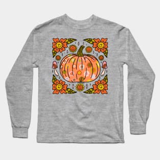 Smiley Pumpkin Long Sleeve T-Shirt